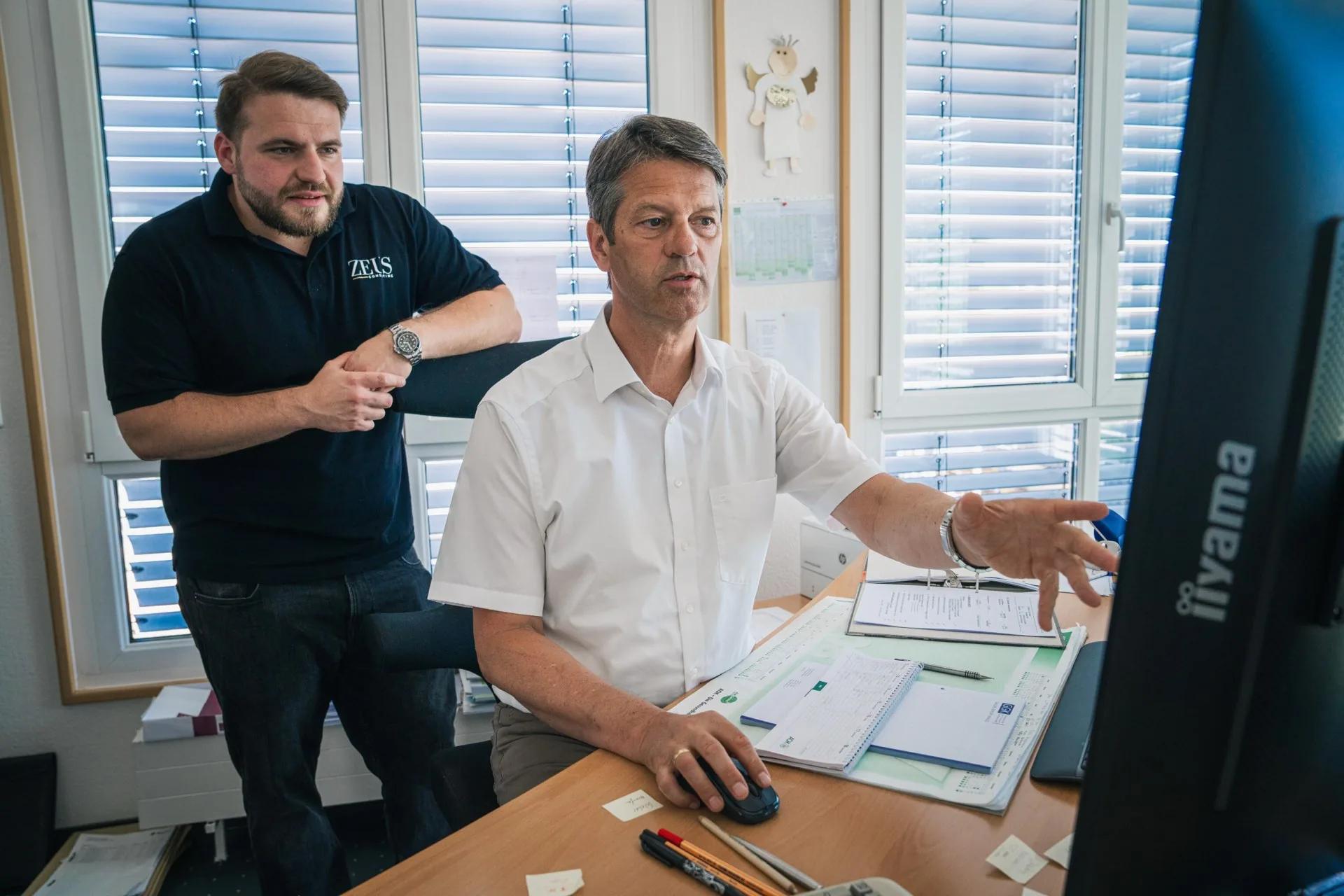 Zeus Consulting beim Kunden vor Ort